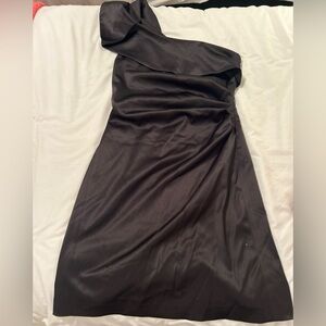 Black off the shoulder dress